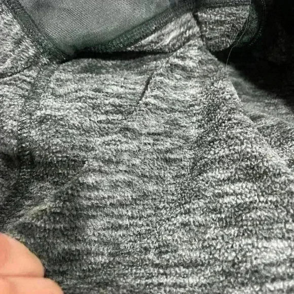 Size large women’s GREEN TEA hooded fleece zip up - Picture 3 of 3